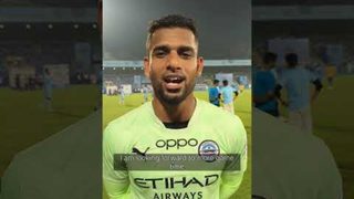 🗣️ Debutant Rehenesh is eager to push on and excited for the challenges ahead 💪 #ISL #AamchiCity 🔵