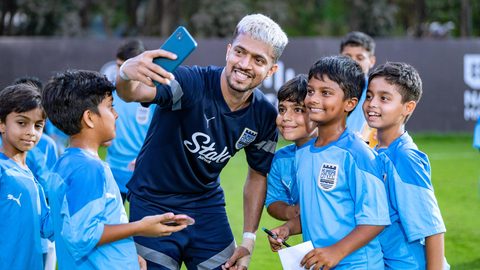 Mumbai City U11s meet the First team players!