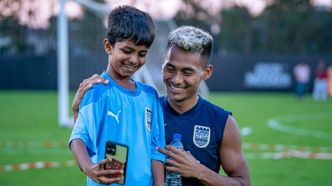 Mumbai City U11s meet the First team players!