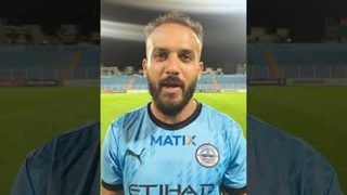 His first #ISL goal topped off with a very special celebration 🩵👶🫶#ISL12 #MSCMCFC #AamchiCity 🔵