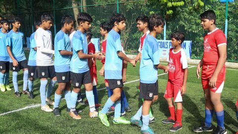 Snaps from the launch of the Healthy Goals Program in partnership with OSCAR Foundation