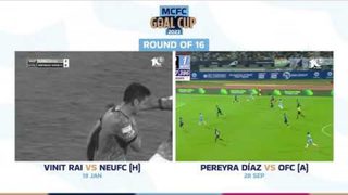 Vinit’s long-range screamer 🆚 Díaz’s perfectly-positioned header 🙌 | #MCFCGoalCup23