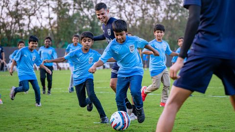 Mumbai City U11s meet the First team players!