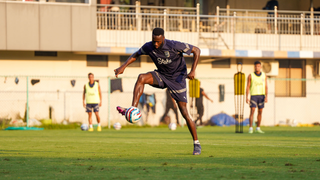 Training session ahead of the match against Kerala Blasters FC