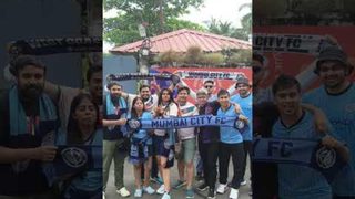 मंडळी making their presence felt at Fatorda 🩵#FCGMCFC #ISL #AamchiCity 🔵