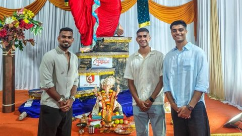 Bappa, Mumbai & #TheIslanders - what a vibe🙏🩵