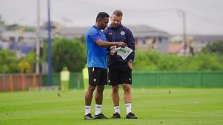 The Islanders training in Bangkok prepping for the new season