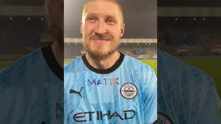 First game, first win, Joni Kauko speaks after #MCFCCFC 💪#ISL12 #AamchiCity 🔵