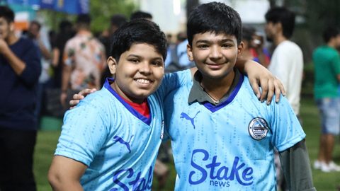 Snaps of our fans at the DY Patil Stadium in the Islanders' ACL clash against Al Hilal SFC