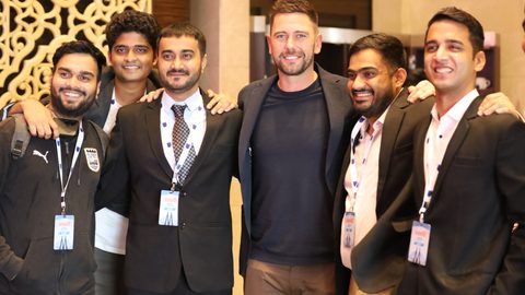 Snaps from the launch event of the new Mumbai City FC club crest