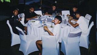Barbeque Night at the Team Hotel