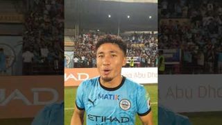 MFA debut for Tulunga 🩵 Hear from him as he shares his first experience at the Arena.#ISL12 #MCFCCFC