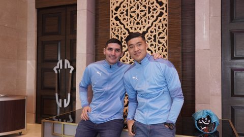 Snaps from the launch event of the new Mumbai City FC club crest