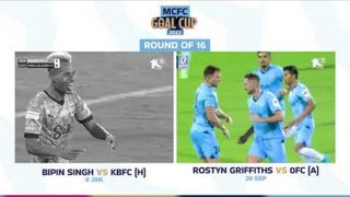 Bipin’s lovely finesse 🆚 Rostyn’s towering header 🔥 | #MCFCGoalCup23