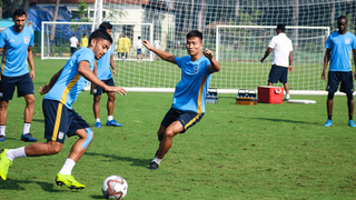 Training ahead of first game in 2020