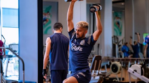 The Islanders fueled by FastandUp during their workout session