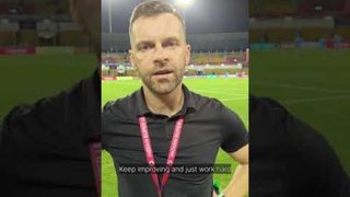 🗣 A delighted Coach Petr gives his thoughts on the team's first win of the season 💪🩵#FCGMCFC
