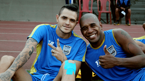 The Islanders train at Guwahati