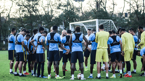 Training ahead of #MCFCBFC