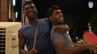 Rowllin and Raynier | Pool Game at Mumbai City FC Camp