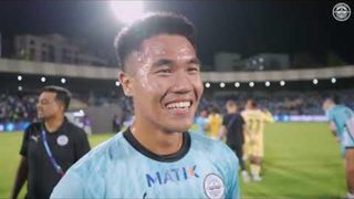 Celebrations after #MCFCOFC 🤩 Watch Indian Super League Season 12, live only on @FanCode 📺