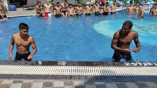 Pool Recovery with a twist ahead of #JFCMCFC