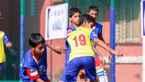 Inaugaration of Community Football Pitch in Madanpura