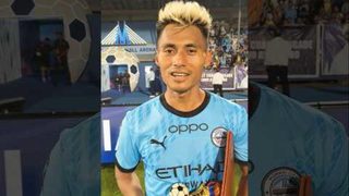 The man of the moment expresses his gratitude 🩵#MCFCMSC #ISL #AamchiCity 🔵