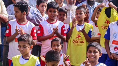 Inaugaration of Community Football Pitch in Madanpura