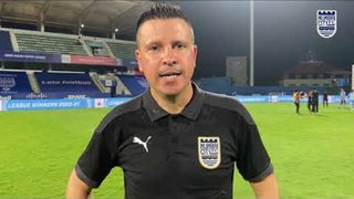 Sergio Lobera after winning the Hero ISL Shield
