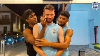 Brad Inman's birthday celebrations | Mumbai City FC Camp