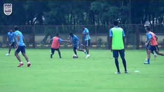 Preparations for Mumbai City FC vs Jamshedpur FC | ISL 2018-19 Opening