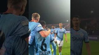 🎥 WATCH | #TheIslanders celebrate their comeback against Jamshedpur FC | #JFCMCFC 22/23