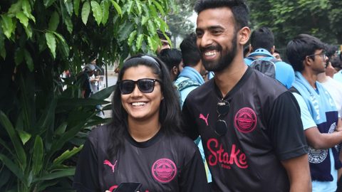 Snaps of our fans at the DY Patil Stadium in the Islanders' ACL clash against Al Hilal SFC
