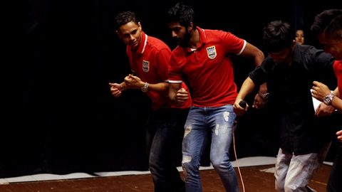 Mumbai City FC Players at KC College