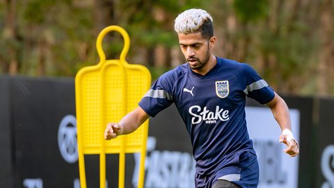 Training session ahead of the match against Hyderabad FC