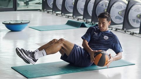 An intense workout session of the Islanders