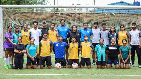 Snaps from the Grassroots Coach Workshop jointly organized by Mumbai City FC and Mumbai Football Association