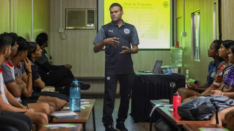 Snaps from the Grassroots Coach Workshop jointly organized by Mumbai City FC and Mumbai Football Association