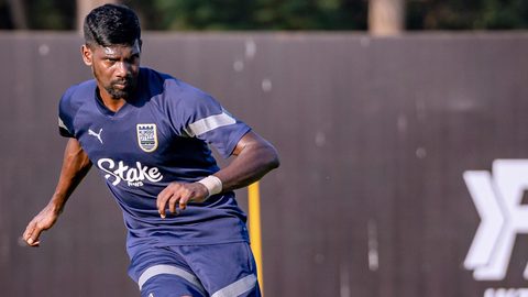 Training Session ahead of the match against East Bengal