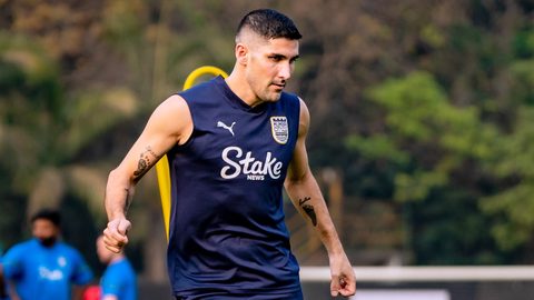 Training session ahead of the match against Hyderabad FC