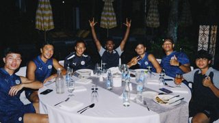 Barbeque Night at the Team Hotel