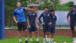 The Islanders training in Bangkok prepping for the new season