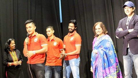 Mumbai City FC Players at KC College
