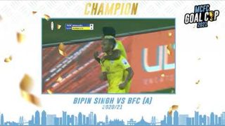 Winner for #MCFCGoalCup21 | Bipin Singh's Strike vs BFC (A)