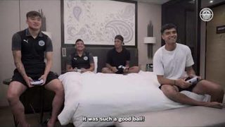 Phurba & Nawaz took on Ahan & Bhaskar in a game of FIFA | Mumbai City FC