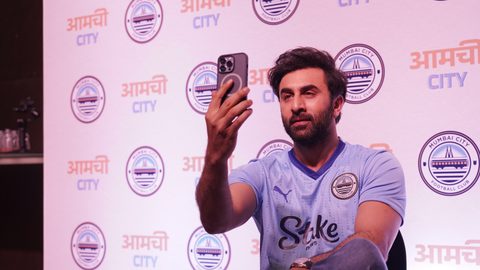 Snaps from the launch event of the new Mumbai City FC club crest