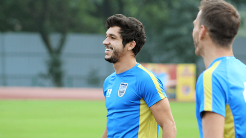 The Islanders train at Guwahati