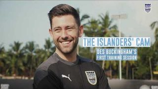 Des Buckingham's first training session | Mumbai City FC