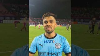 Our goalscorer Brandon reflects on #JFCMCFC and #TheIslanders' way forward. 🙌 #ISL12 #AamchiCity 🔵